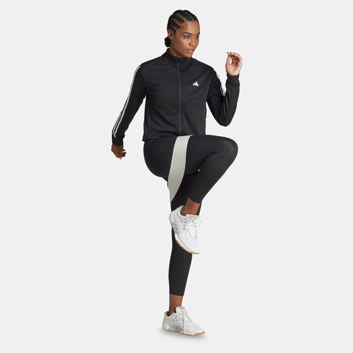 adidas Women's AEROREADY Train Essentials Track Jacket Black adidas Women's AEROREADY Train Essentials Track Jacket Black image number 2