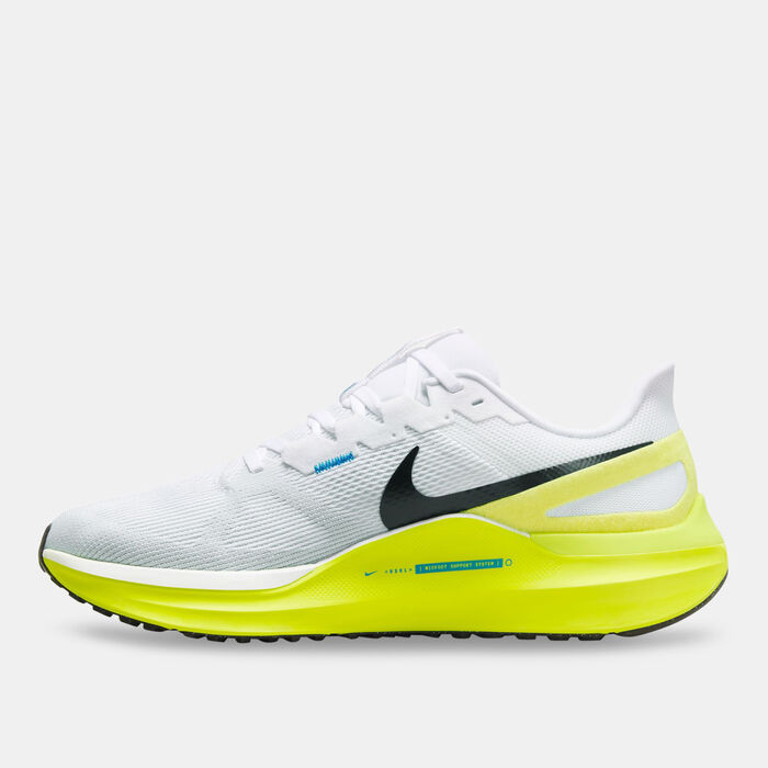 Nike Men's Structure 25 Road Running Shoes White Nike Men's Structure 25 Road Running Shoes White image number 2