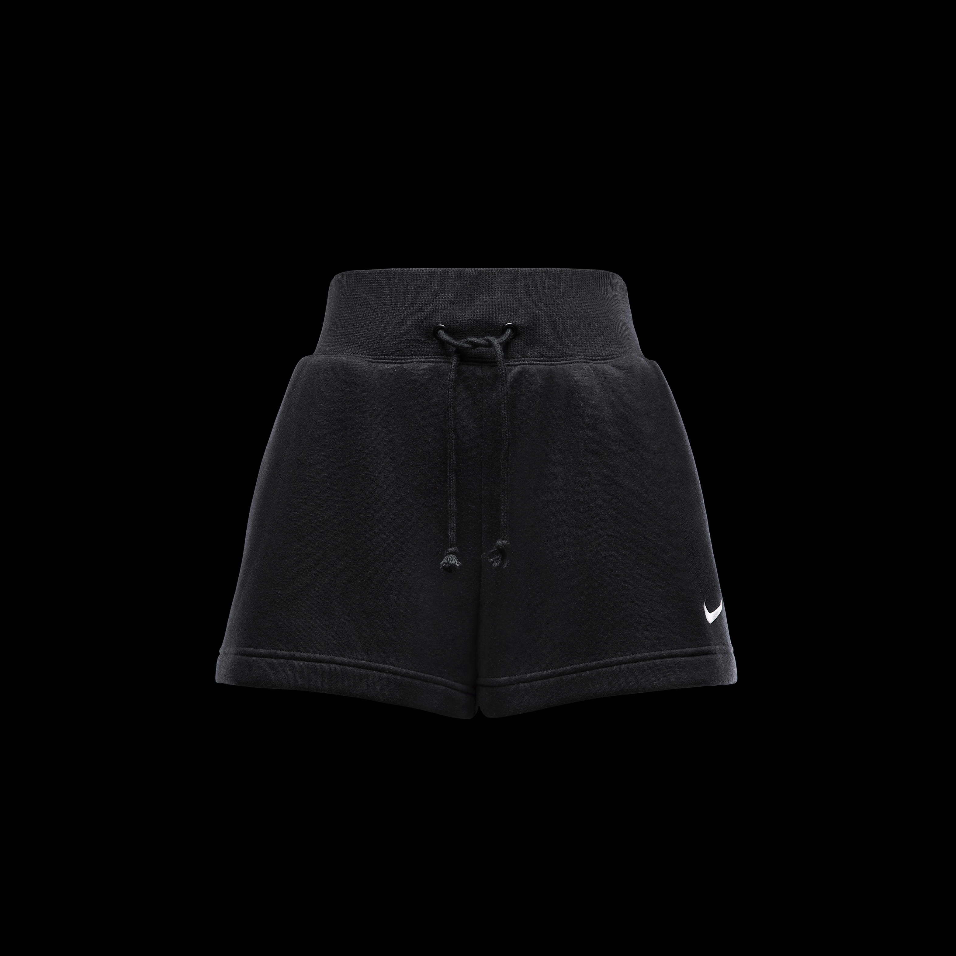 Women s Sportswear Phoenix Fleece High Waisted Shorts Black Nike in KSA SSS