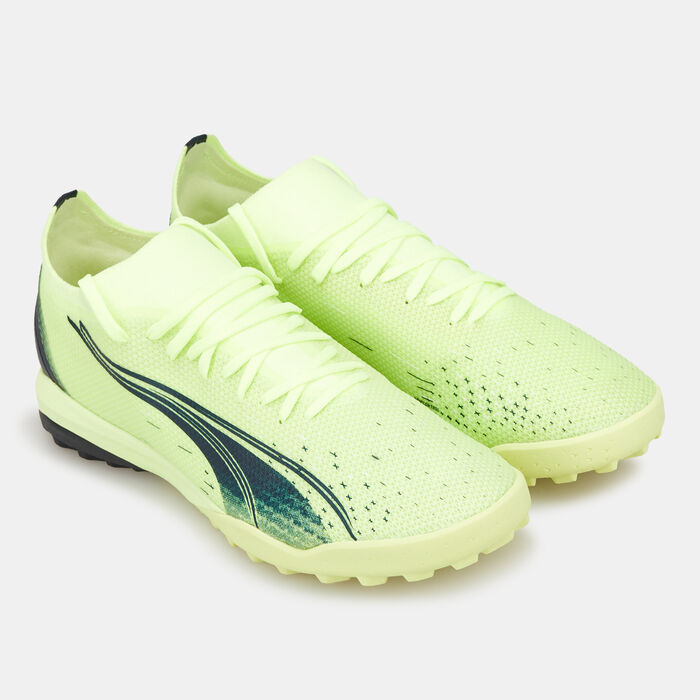 PUMA Men's Ultra Match Football Turf Shoe Green PUMA Men's Ultra Match Football Turf Shoe Green image number 1