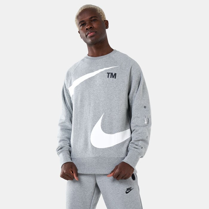 Nike Men's Sportswear Swoosh Crewneck T-Shirt White Nike Men's Sportswear Swoosh Crewneck T-Shirt White image number 0