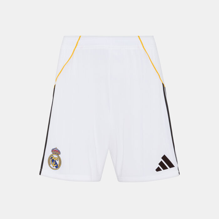adidas Men's Real Madrid 25/26 Home Replica Football Shorts White adidas Men's Real Madrid 25/26 Home Replica Football Shorts White image number 0