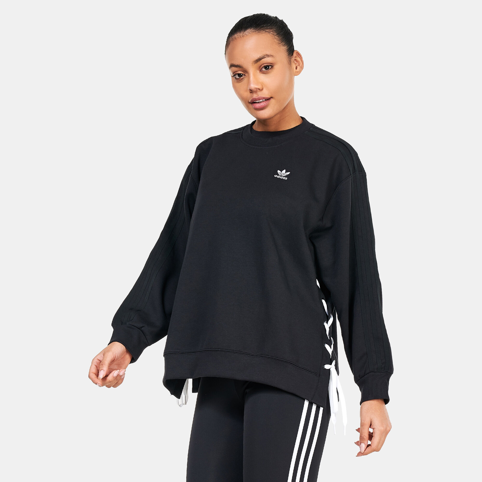 Adidas women's hot sale crew pullover