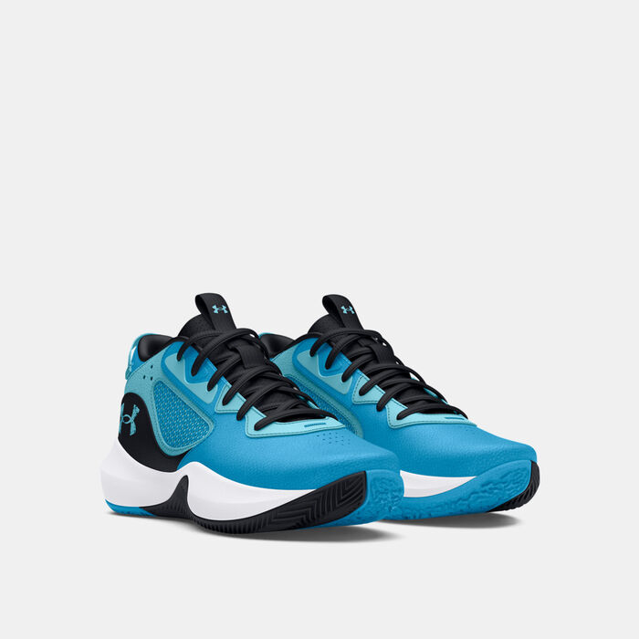 Under Armour Kids' UA Lockdown 6 Basketball Shoes (Older Kids) Blue Under Armour Kids' UA Lockdown 6 Basketball Shoes (Older Kids) Blue image number 1