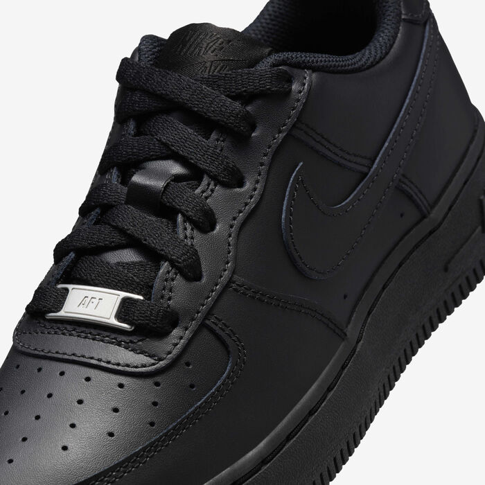 Nike Kids' Air Force 1 LE Shoes Black Nike Kids' Air Force 1 LE Shoes Black image number 6