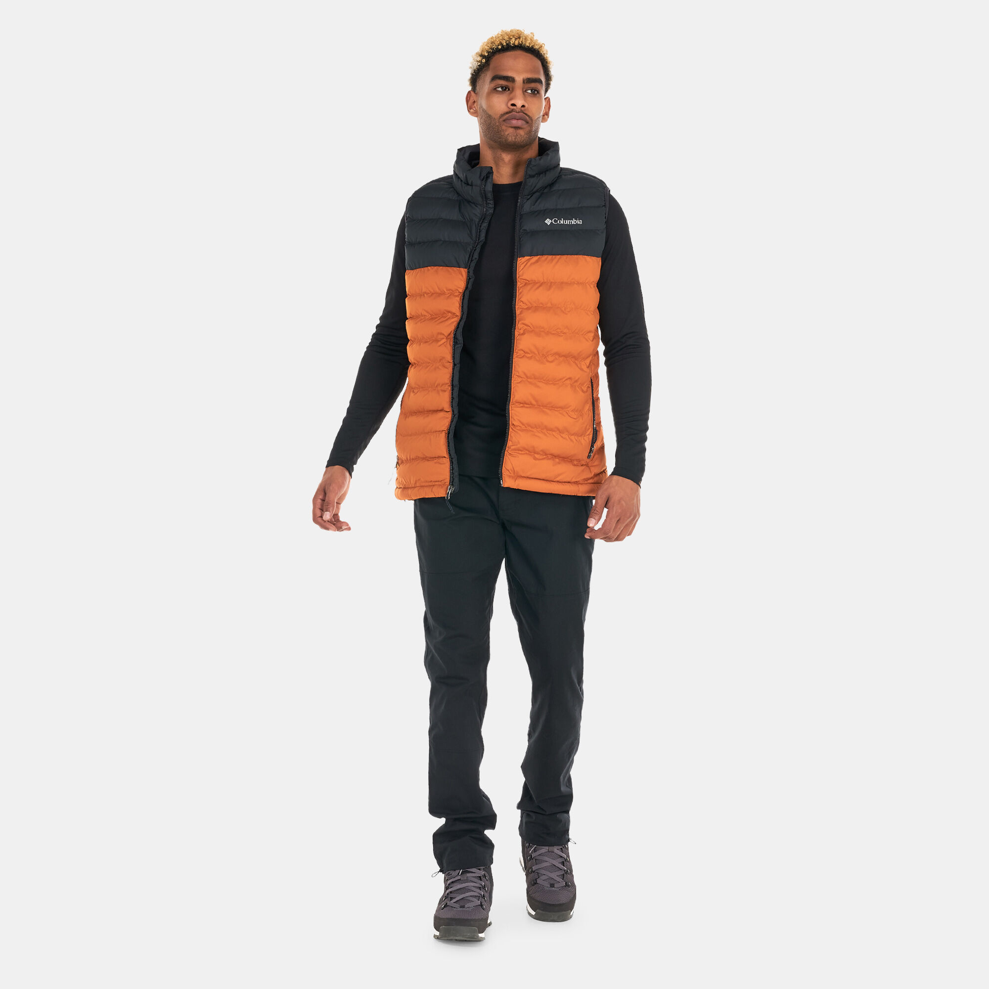 Orange columbia vest hot sale