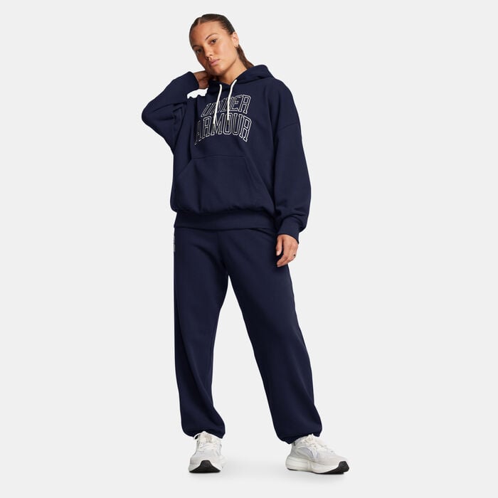 Under Armour Women's Icon Terry Sweatpants Blue Under Armour Women's Icon Terry Sweatpants Blue image number 4