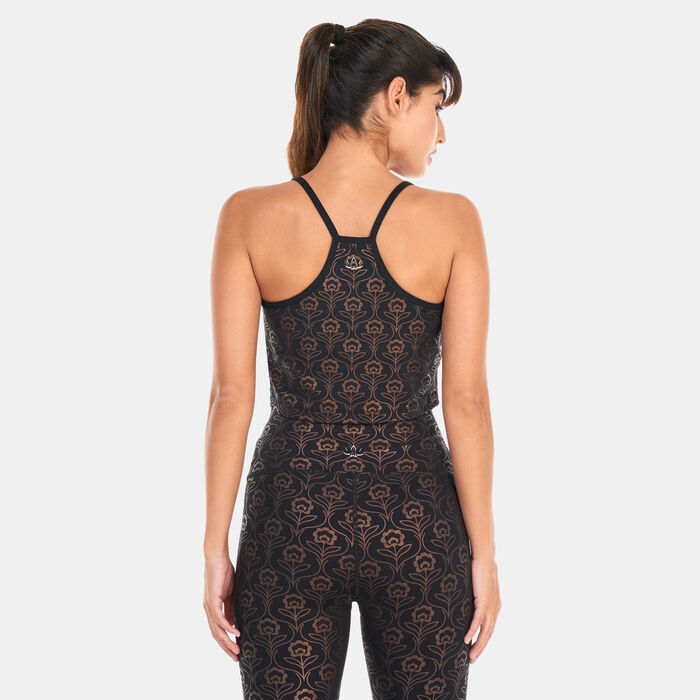 BEYOND YOGA Women's PowerShine No Limits Cropped Tank Top Brown BEYOND YOGA Women's PowerShine No Limits Cropped Tank Top Brown image number 1