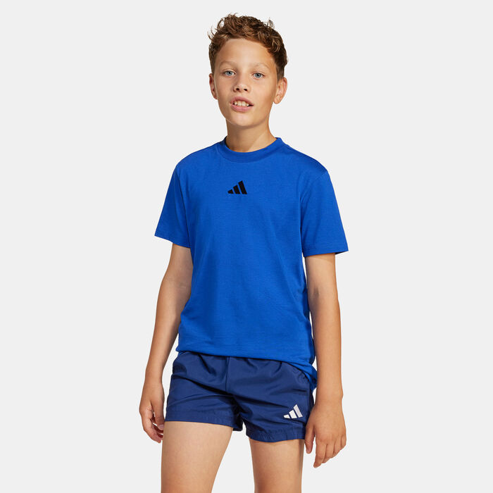 adidas Kids' Essentials T-Shirt Blue adidas Kids' Essentials T-Shirt Blue image number 0