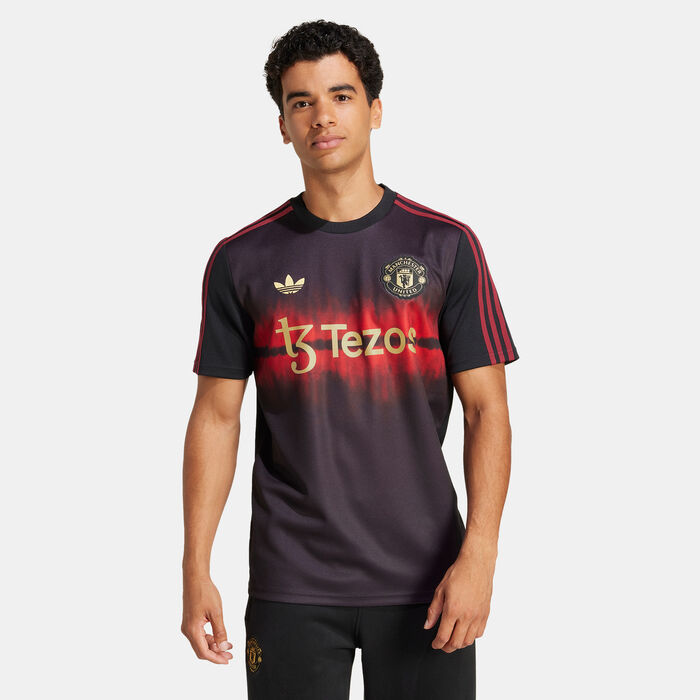 adidas Men's Manchester United CNY Top Black adidas Men's Manchester United CNY Top Black image number 0