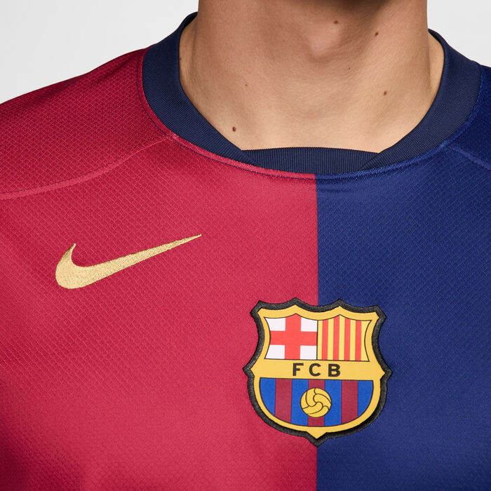 Nike Men's F.C. Barcelona Dri-FIT Stadium Home Replica Football Jersey - 2024/25 Blue image number 4