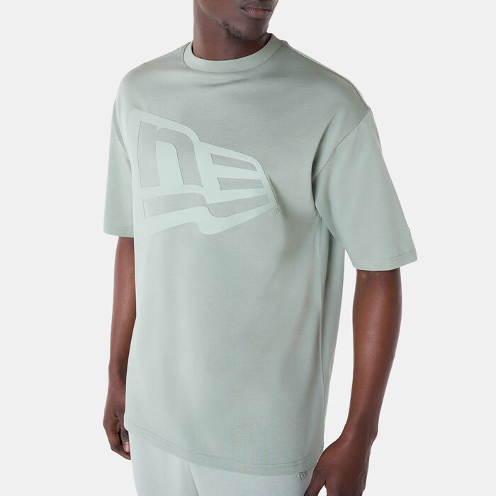 New Era Men's Flag T-Shirt Green New Era Men's Flag T-Shirt Green image number 3