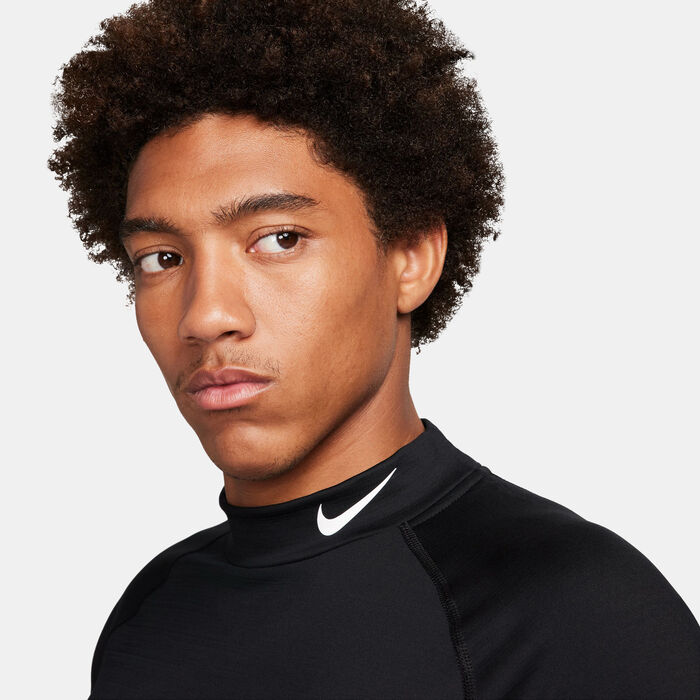 Nike Men's Pro Dri-FIT Long-Sleeve Fitness Top Black Nike Men's Pro Dri-FIT Long-Sleeve Fitness Top Black image number 3