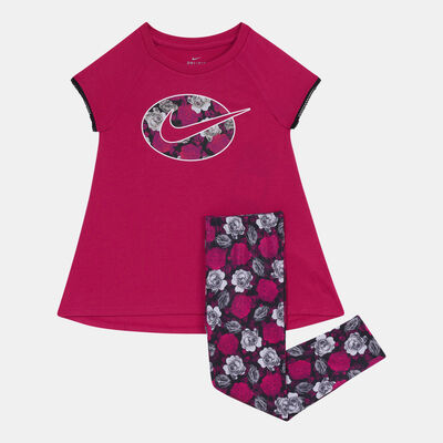 Nike KIds' Iconclash Tunic & Leggings Set Pink