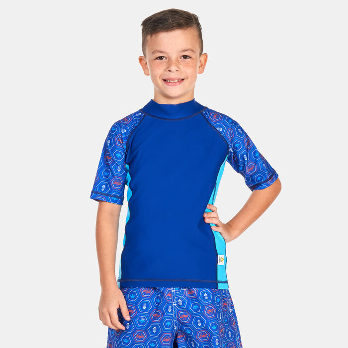 COEGA Kids' Aquaman Rashguard Red COEGA Kids' Aquaman Rashguard Red image number 0