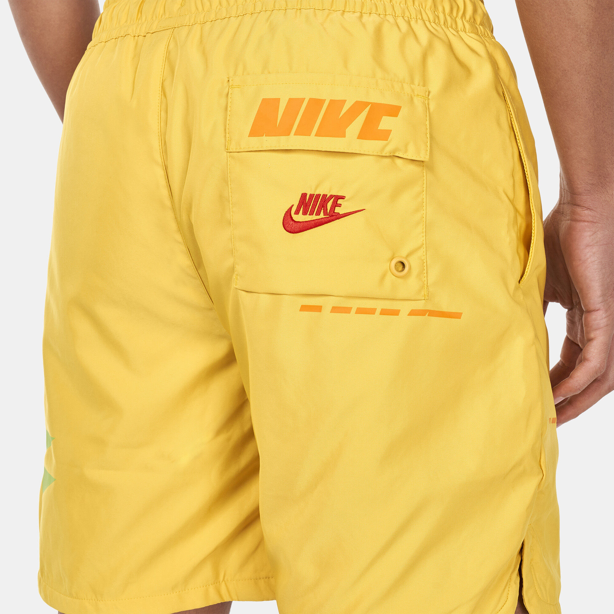 Nike woven best sale shorts yellow