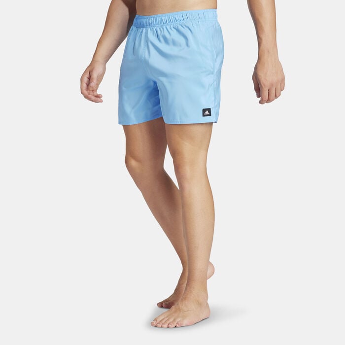 adidas Men's Solid CLX Swim Shorts Blue adidas Men's Solid CLX Swim Shorts Blue image number 0