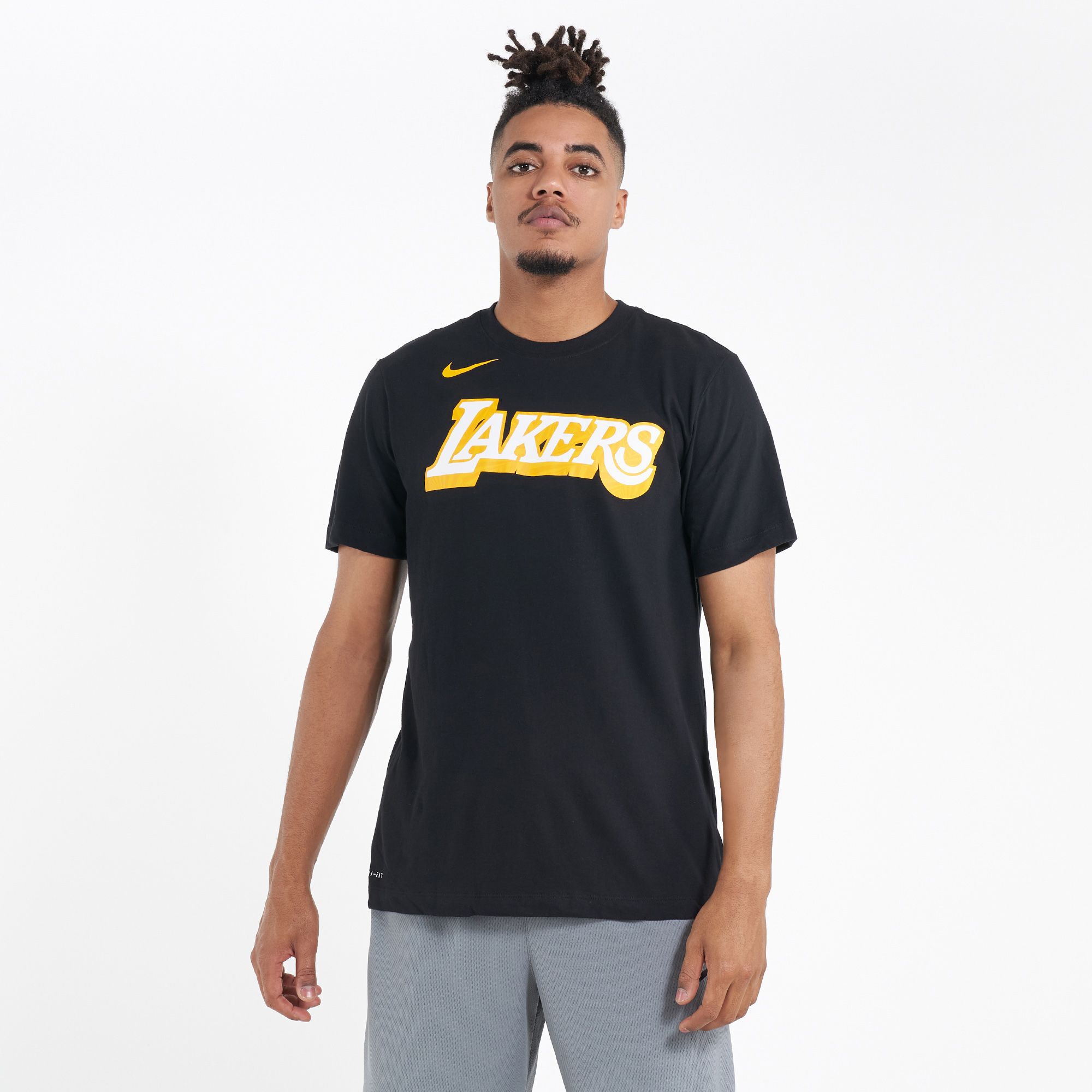  Nike Men's Los Angeles Lakers City Edition NBA Logo T