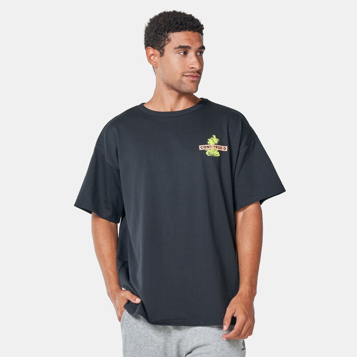 Converse Men's Festival Palm Tree T-Shirt Black image number 0