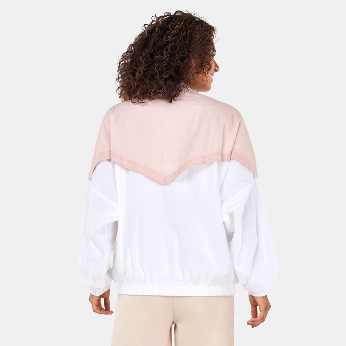 Nike Women's Sportswear Essential Windrunner Woven Jacket Pink Nike Women's Sportswear Essential Windrunner Woven Jacket Pink image number 1
