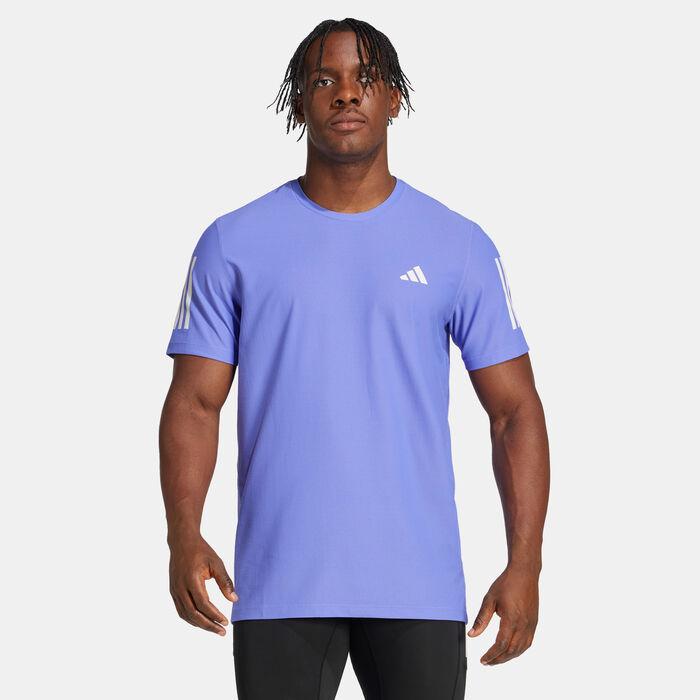 adidas Men's Own the Run T-Shirt Blue image number 0