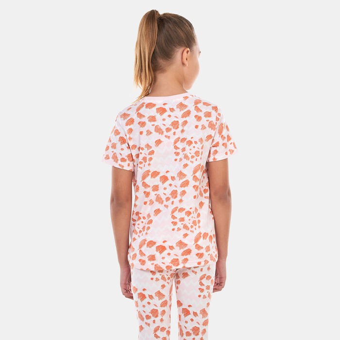 PUMA Kids' Essentials Mix Match Printed T-Shirt Pink PUMA Kids' Essentials Mix Match Printed T-Shirt Pink image number 1