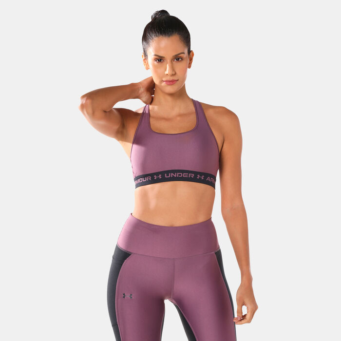 Buy Under Armour Women's Armour® Crossback Sports Bra Purple in KSA -SSS