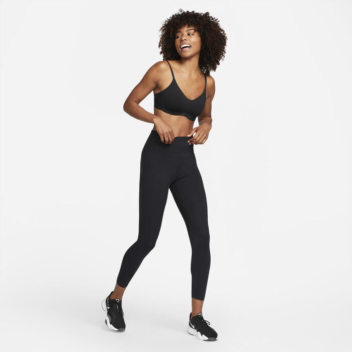 Nike Women's Dri-FIT Alate Minimalist Light-Support Training Sports Bra Black Nike Women's Dri-FIT Alate Minimalist Light-Support Training Sports Bra Black image number 7