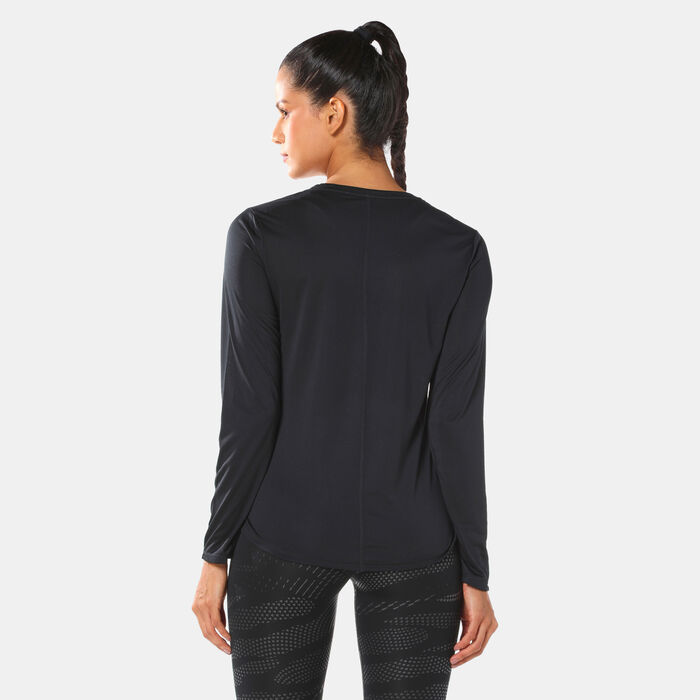 Nike Women's Dri-FIT One T-Shirt Black Nike Women's Dri-FIT One T-Shirt Black image number 1