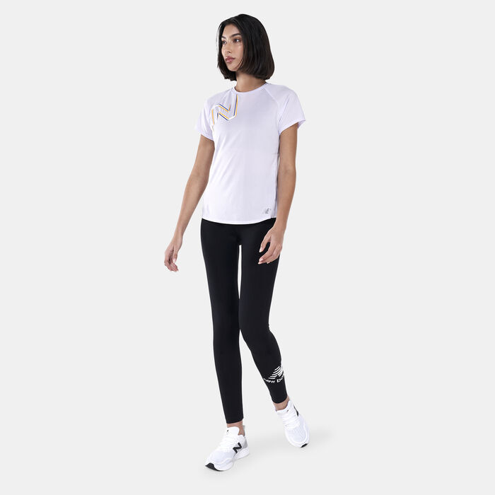 New Balance Women's NB Essentials Stacked Leggings Black New Balance Women's NB Essentials Stacked Leggings Black image number 2