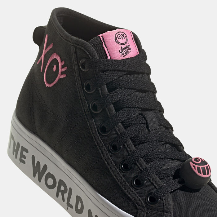 adidas Originals Women's Nizza Platform Mid Shoe Black adidas Originals Women's Nizza Platform Mid Shoe Black image number 4