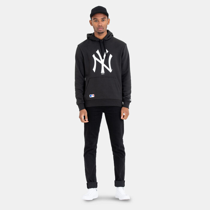 New Era Men's MLB New York Yankees Hoodie Black New Era Men's MLB New York Yankees Hoodie Black image number 2