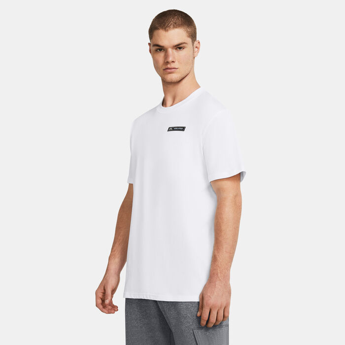 Under Armour Men's Armour Label T-Shirt White Under Armour Men's Armour Label T-Shirt White image number 0