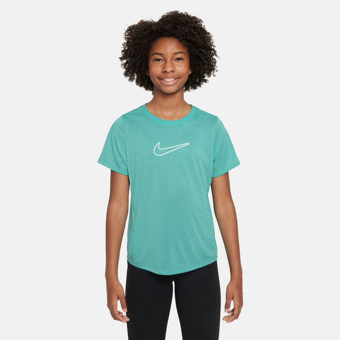 Nike Kids' One Dri-FIT Top Green Nike Kids' One Dri-FIT Top Green image number 0