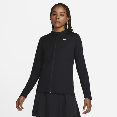 Nike Women's Dri-FIT UV Advantage Full-zip Top Black Nike Women's Dri-FIT UV Advantage Full-zip Top Black