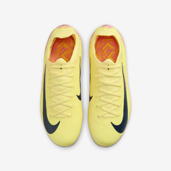 Nike Kids' Mercurial Vapor 16 Pro 'Kylian Mbappé' FG Football Shoes yellow Nike Kids' Mercurial Vapor 16 Pro 'Kylian Mbappé' FG Football Shoes yellow image number 3