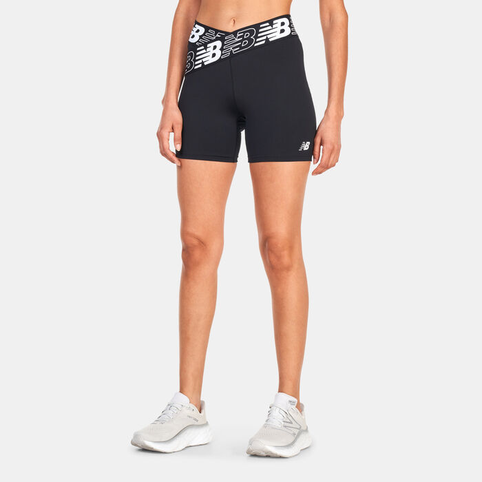 New Balance Women's Relentless Fitted Shorts Black New Balance Women's Relentless Fitted Shorts Black image number 0