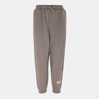 The Giving Movement Women's Map Print Joggers Beige The Giving Movement Women's Map Print Joggers Beige