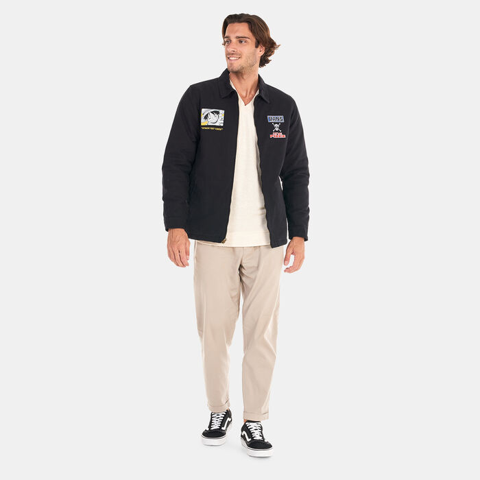 Vans Men's x One Piece Station Jacket Black Vans Men's x One Piece Station Jacket Black image number 2