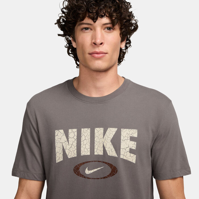 Nike Men's Dri-FIT Training T-Shirt Brown image number 2
