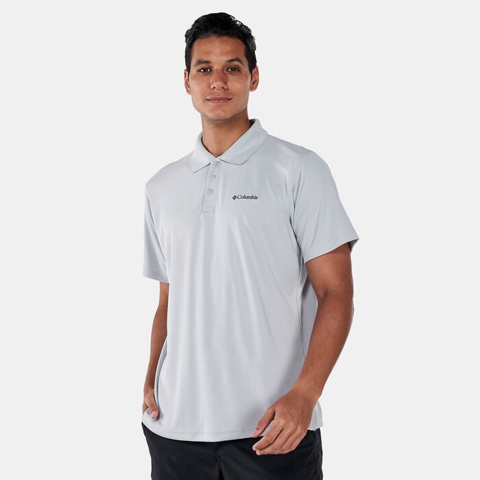Columbia Men's Utilizer™ Polo T-Shirt Grey Columbia Men's Utilizer™ Polo T-Shirt Grey image number 0