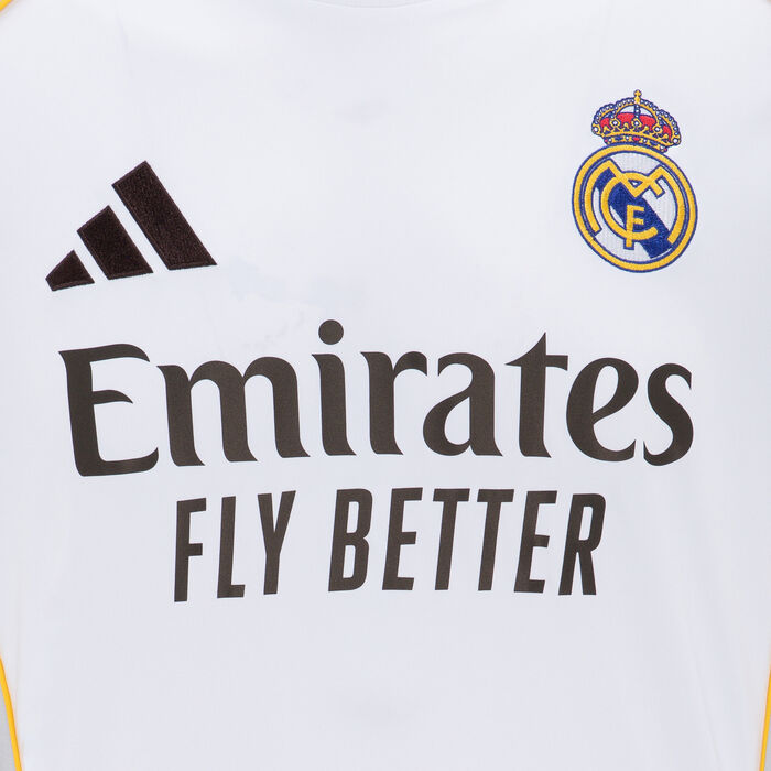 adidas Men's Real Madrid 25/26 Home Replica Football Jersey White adidas Men's Real Madrid 25/26 Home Replica Football Jersey White image number 2