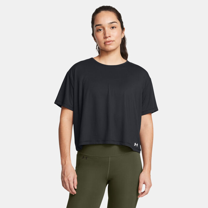Under Armour Women's UA Motion T-Shirt Black Under Armour Women's UA Motion T-Shirt Black image number 0