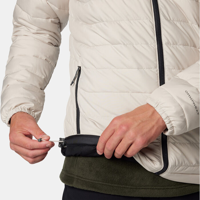 Columbia Men's Powder Lite II Full-Zip Hiking Jacket Beige Columbia Men's Powder Lite II Full-Zip Hiking Jacket Beige image number 5