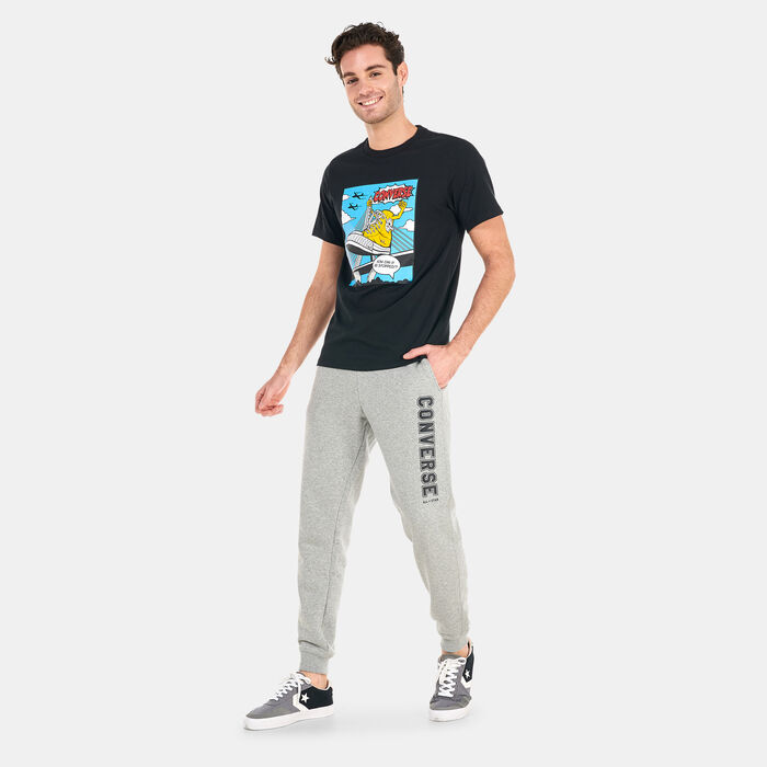 Converse Men's Shoe Hero T-Shirt Black Converse Men's Shoe Hero T-Shirt Black image number 2
