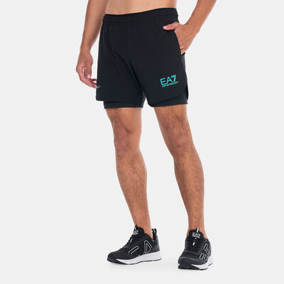 EA7 Emporio Armani Men's Vigor7 Training Shorts Black