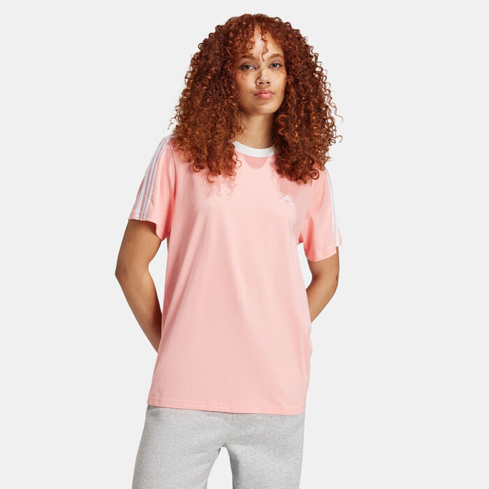 adidas Women's Essentials 3-Stripes T-Shirt Black adidas Women's Essentials 3-Stripes T-Shirt Black image number 0