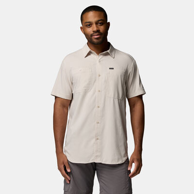 Columbia Men's Silver Ridge Utility Lite Hiking Shirt Beige Columbia Men's Silver Ridge Utility Lite Hiking Shirt Beige