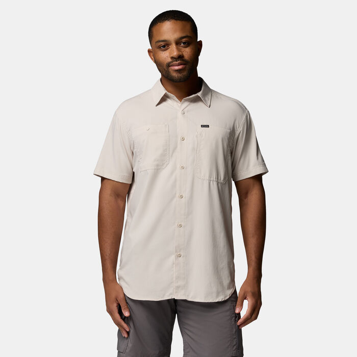 Columbia Men's Silver Ridge Utility Lite Hiking Shirt Beige Columbia Men's Silver Ridge Utility Lite Hiking Shirt Beige image number 0