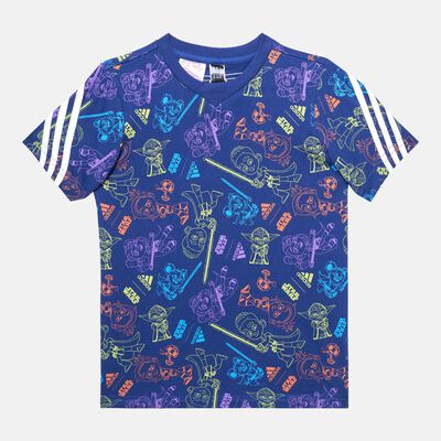adidas Kids' Star Wars Young Jedi T-Shirt Multi-Color adidas Kids' Star Wars Young Jedi T-Shirt Multi-Color